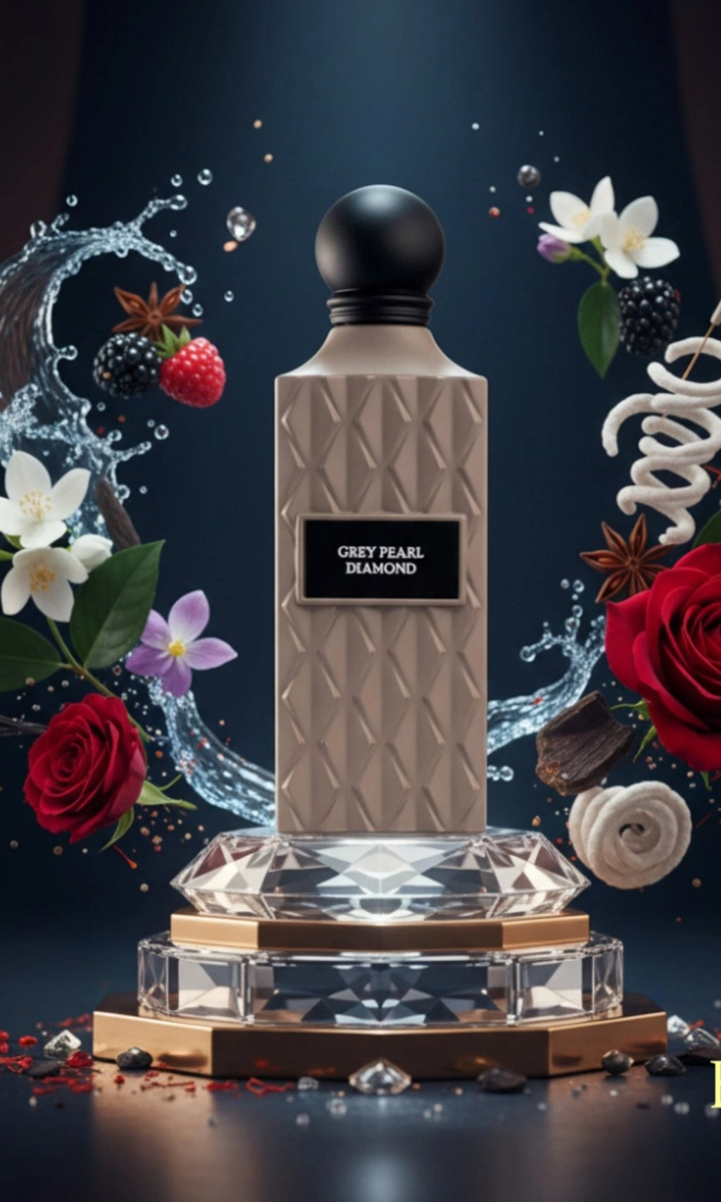 IBRAQ (Ibraheem Al Qurashi)
Grey Pearl Diamond - 150ml
