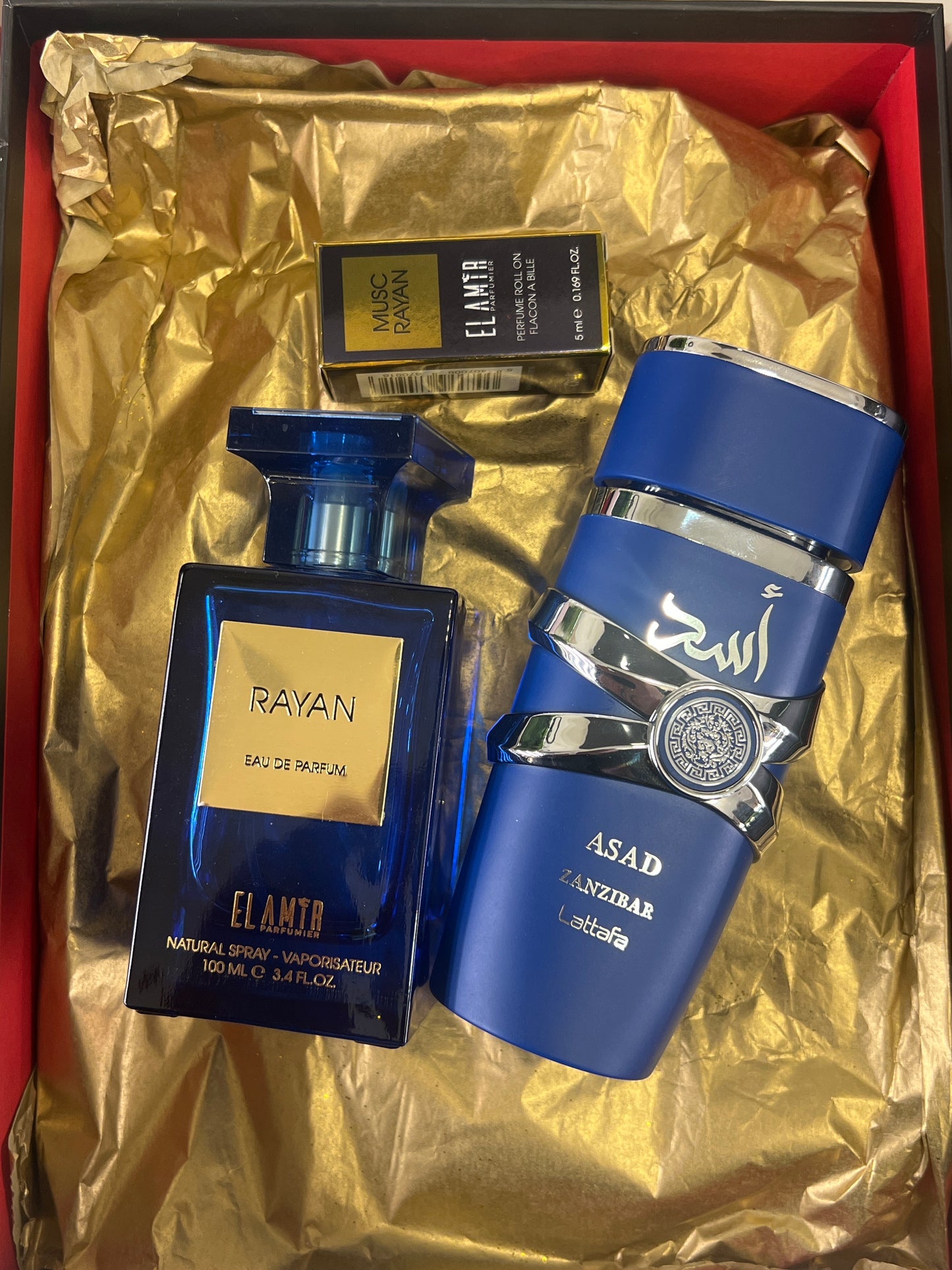 Confezione regalo maschile 2 profumi + olio essenziale