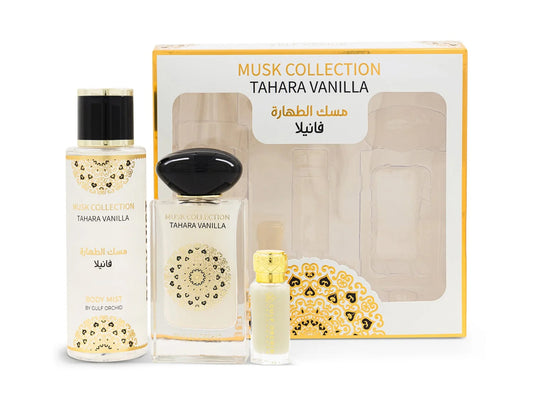 Set regalo Tahara musk contiene profumo + olio concentrato + acqua profumata corpo