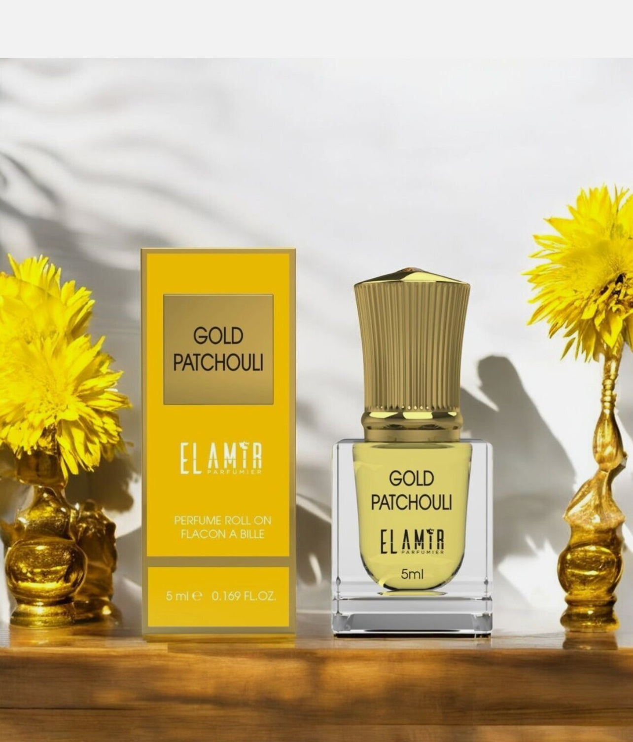 El Amir GOLD PATCHOULI olio profumato 5 ml orientale e arabo *Oud Amber Musk*