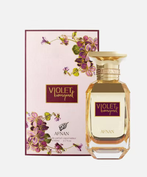 Afnan Violet Bouquet Eau de Parfum 80ml profumo arabo donna flacone