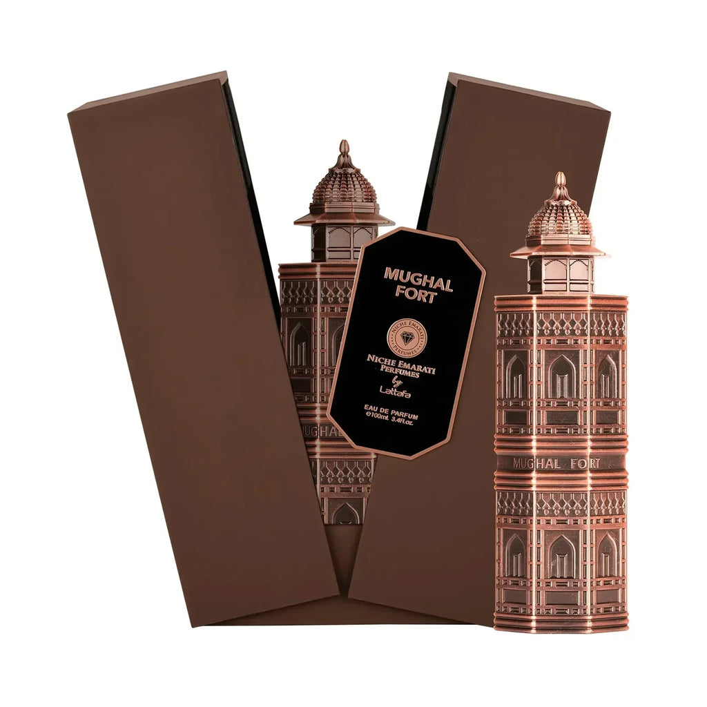 Lattafa Niche Emarati Mughal Fort Profumo Arabo Unisex Eau de Parfum 100ml