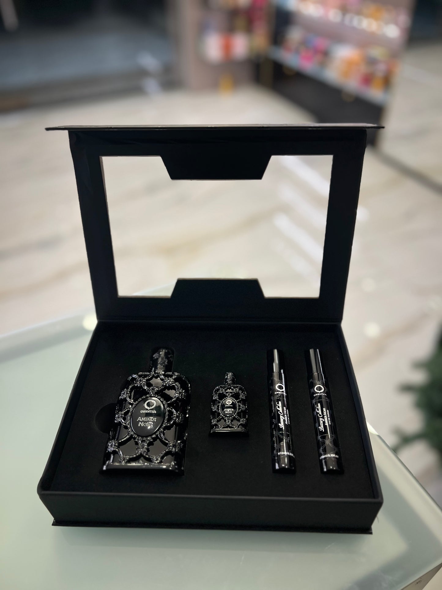 Amber Noir Gift Set 80ml + 7.5ml + 10ml x 2