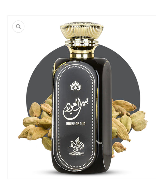Al Wataniah House of Oud Eau de Parfum 100ml profumo arabo unisex flacone