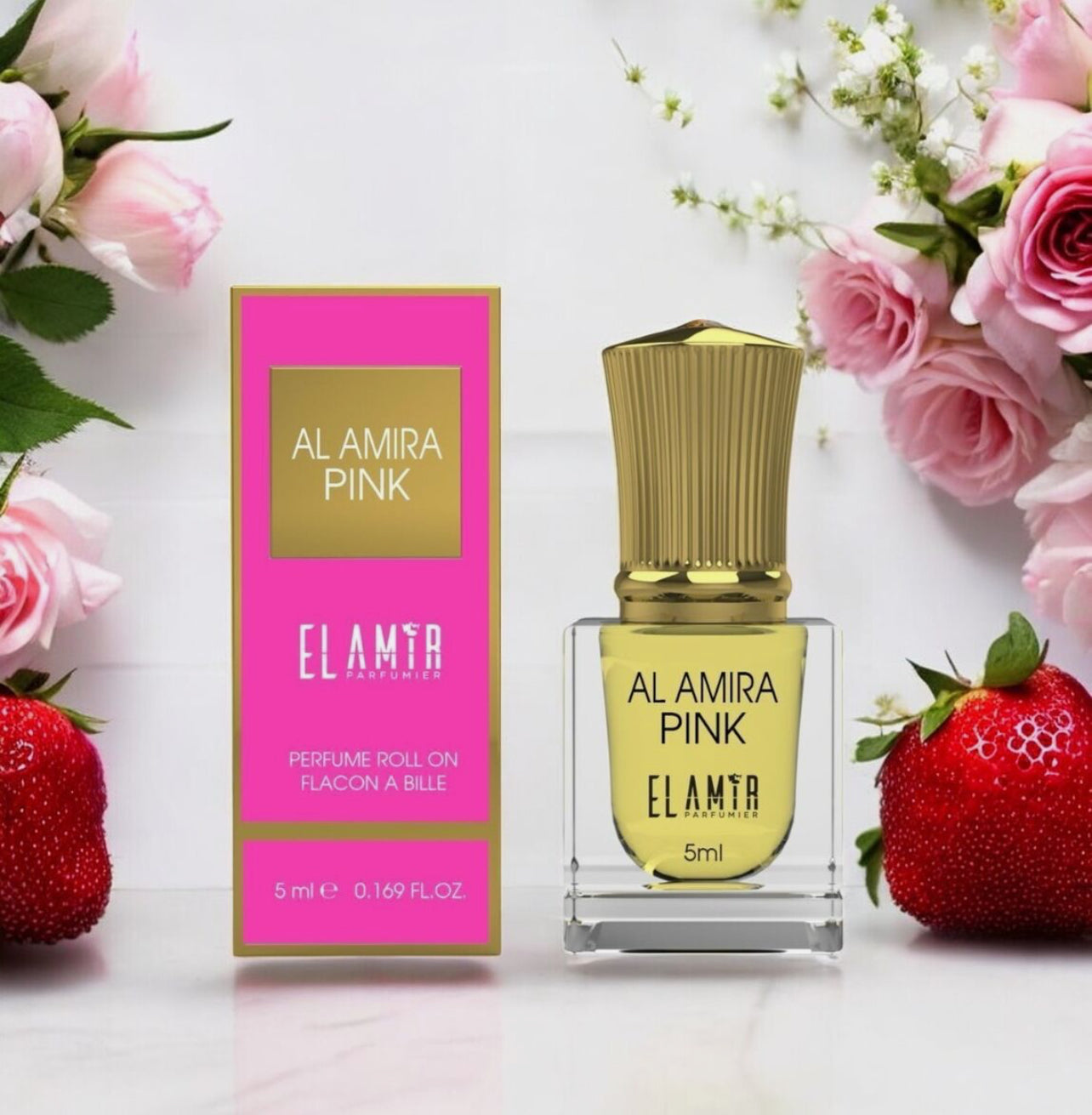El Amir AL AMIRA PINK Olio Profumato 5 ml - Senza Alcool, Donna, Lunga Durata, R