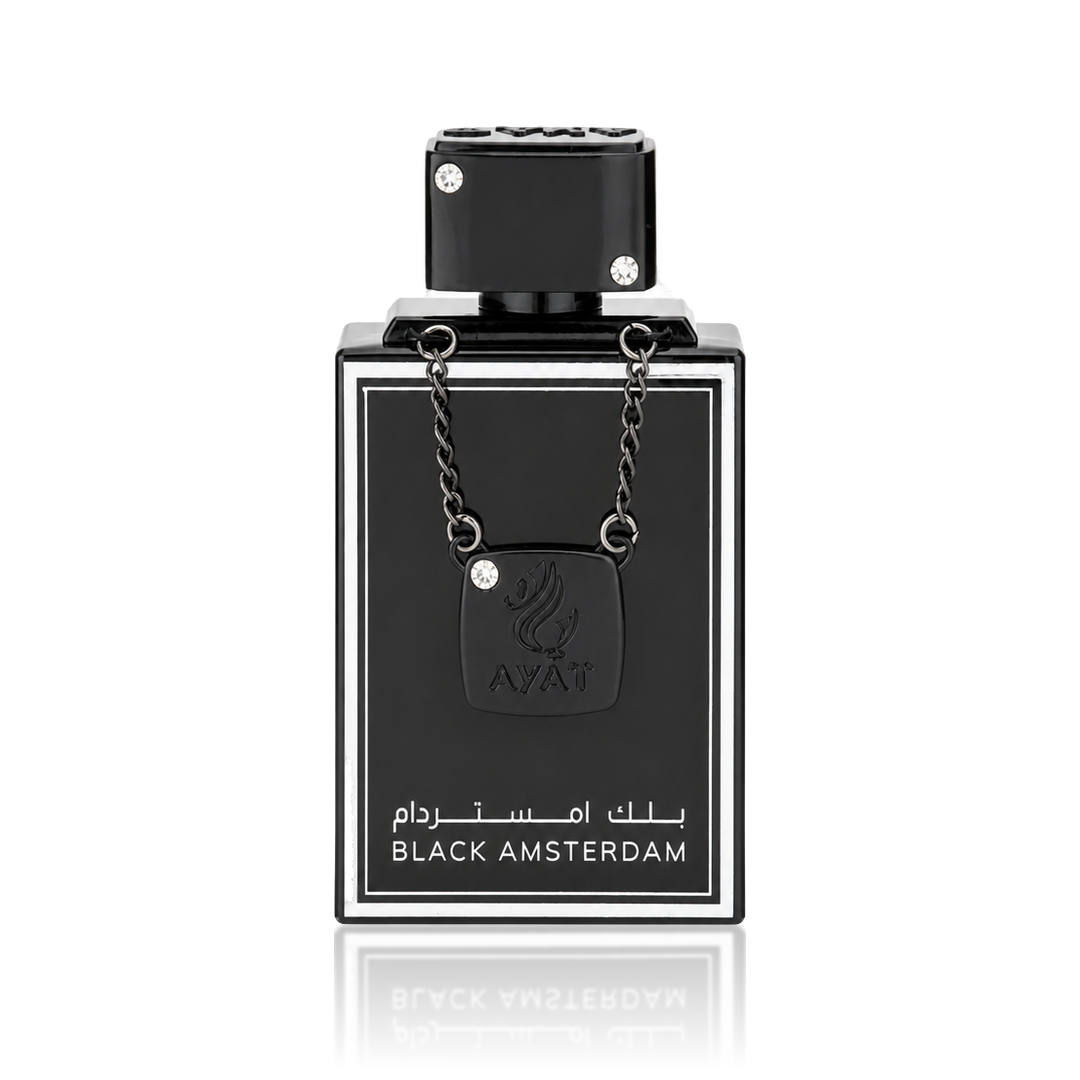 Ayat Perfumes Black Amsterdam Profumo Arabo Uomo Extrait 100ml