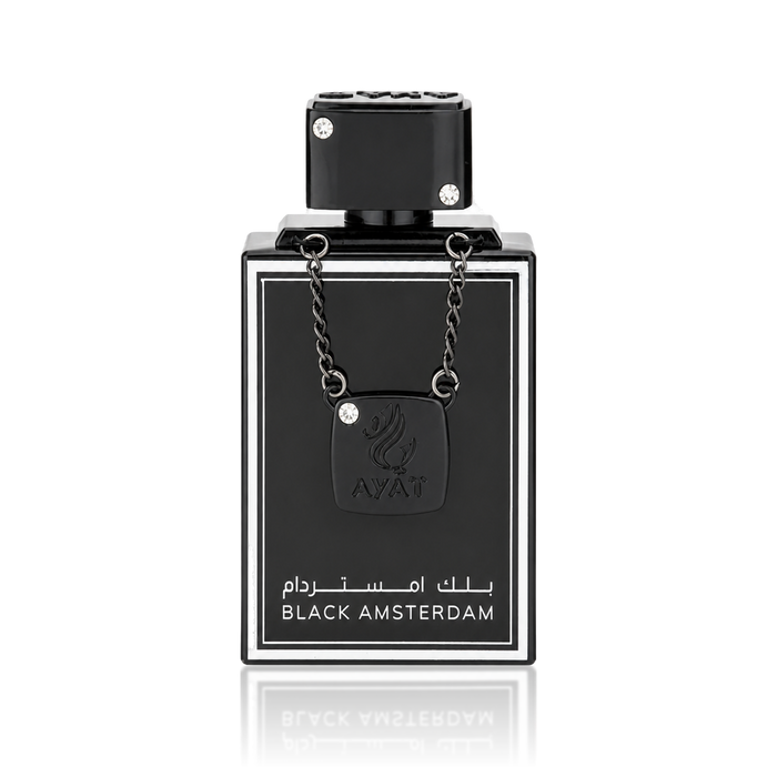Ayat Perfumes Black Amsterdam Profumo Arabo Uomo Extrait 100ml