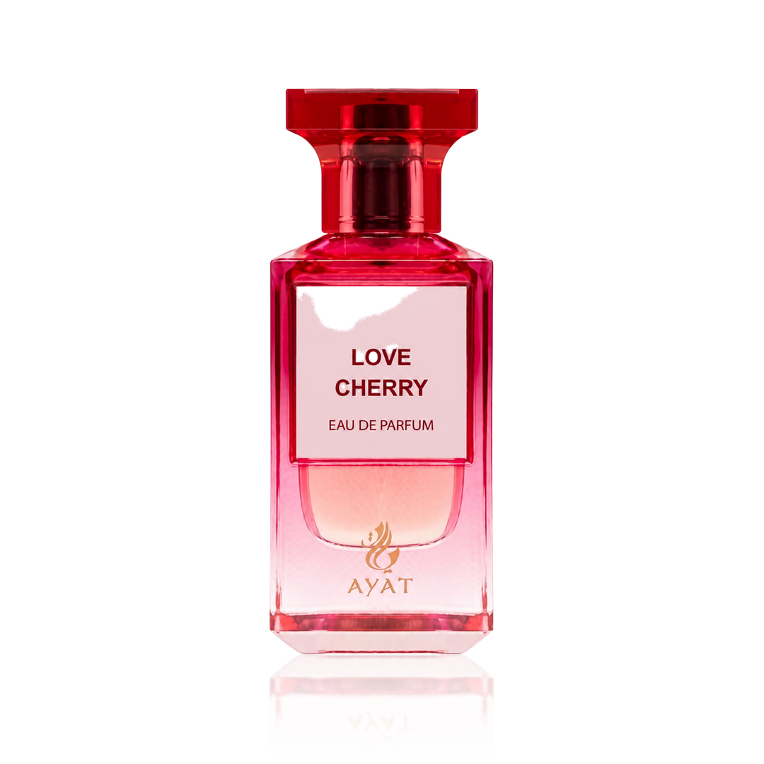Ayat Perfumes Love Cherry Profumo Arabo Unisex Rosa Eau de Parfum 80ml