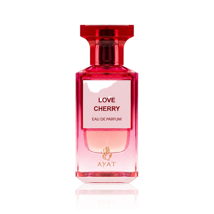 Ayat Perfumes Love Cherry Profumo Arabo Unisex Rosa Eau de Parfum 80ml